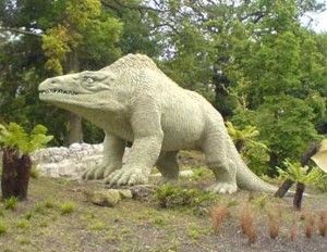 Crystal Palace parkas, kuriame gyvena dinozaurai