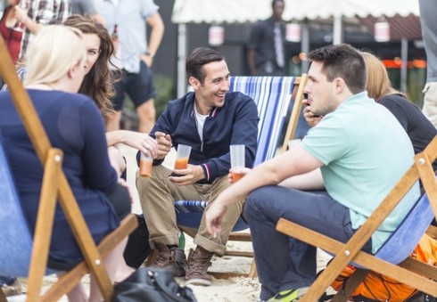 Prie jūros negalintiems ištrūkti londoniečiams – paplūdimys Camdene