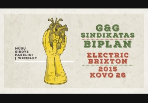 „Biplan“ ir „G&G Sindikato“ albumų pristatymas Londone: akcija bilietams!