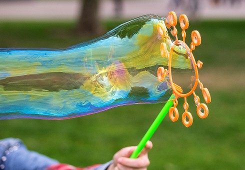 Pirmadieniais Londono gyventojus vėl džiugins "Burbuliatorius"