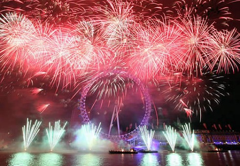 Nepraleiskite naujametinių Londono fejerverkų!