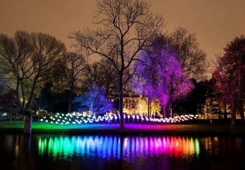 Canary Wharfe fantastiška žiemos spalvų paletė užges jau už poros dienų!