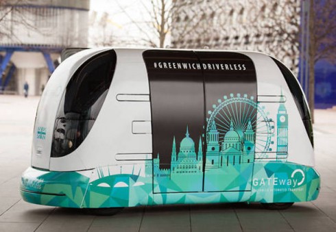 Pirmieji išmėginkite bepiločius Londono automobilius