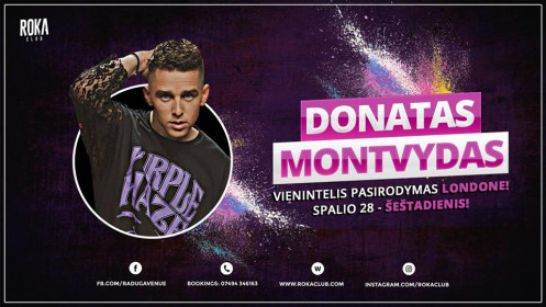 Vienintelis Donny Montell pasirodymas Londone 