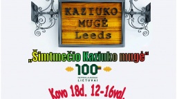 Šimtmečio Kaziuko mugė Leeds'e