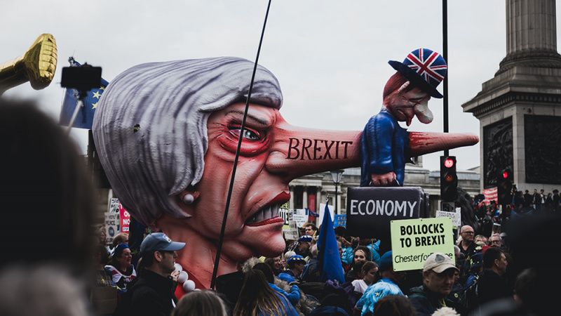 Partija „Brexit“ - rinkimų į Europos Parlamentą favoritė