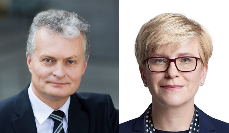 Antrajame Lietuvos prezidento rinkimų ture varžysis G. Nausėda ir I. Šimonytė
