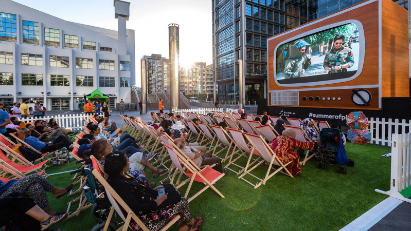 Wembley parke - nemokamas vasaros kino teatras