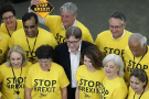 Į EP išrinkti 29 „Brexit“ partijos nariai pirmąją dieną sukėlė skandalą