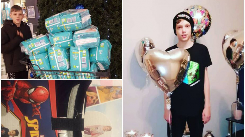 Airijos lietuvis už 11-ojo gimtadienio proga gautus pinigus nupirko dovanų sergantiems vaikams