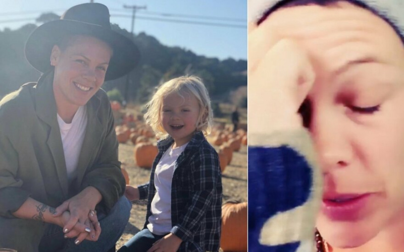 Lietuviško kraujo turinčiai atlikėjai Pink ir jos sūnui pasireiškė sunkūs COVID-19 simptomai