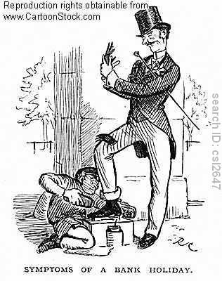 Ką bank holiday turi bendro su bankais?