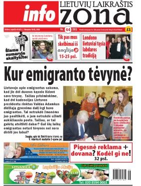 Kur emigranto tėvynė? 