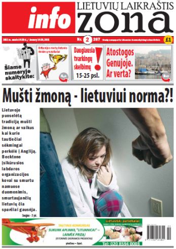 Mušti žmoną – lietuviui norma?!