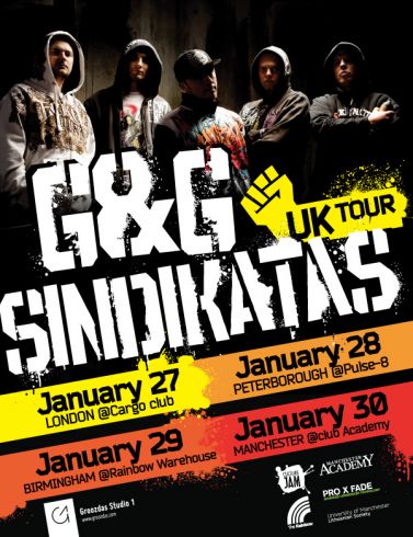 “G&G Sindikato” koncertinis turas Didžiojoje Britanijoje 