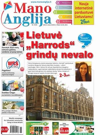 Lietuvė „Harrods“ grindų nevalo