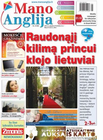 Raudonąjį kilimą princui klojo lietuviai