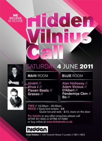 Birželio 4 dieną - “Hidden Vilnius Call”