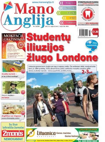 Studentų iliuzijos žlugo Londone