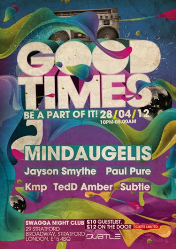 Good Times vakarėlis su DJ Mindaugėliu